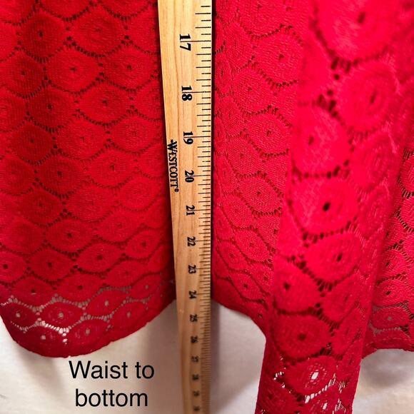Black Label by Evan Picone Short Knee Length Lace Dress 8 Tradwife Twee Feminine - Picture 14 of 16